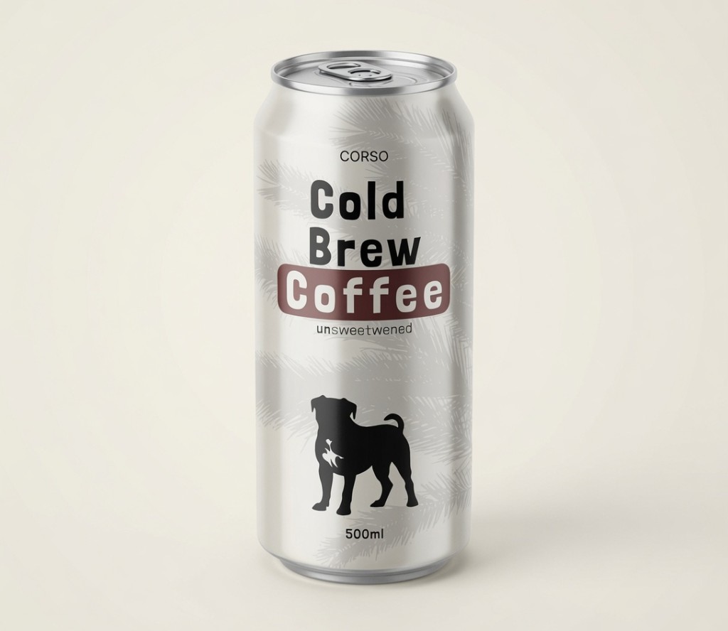 Corso cold brew coffee can